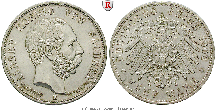 Klicken Sie auf das Bild um es auf Ihrem Rechner zu speichern deutsches-kaiserreich-albert-5-mark/57189.jpg
