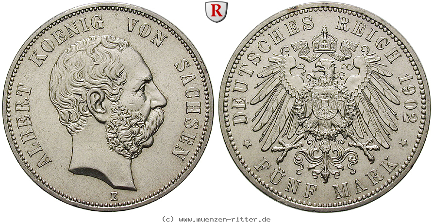 Klicken Sie auf das Bild um es auf Ihrem Rechner zu speichern deutsches-kaiserreich-albert-5-mark/84910.jpg