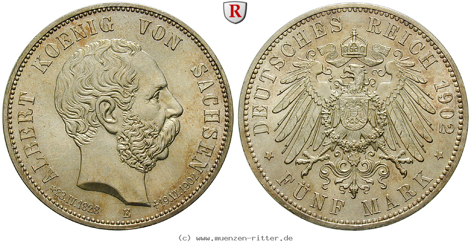 Klicken Sie auf das Bild um es auf Ihrem Rechner zu speichern deutsches-kaiserreich-albert-5-mark/89605.jpg