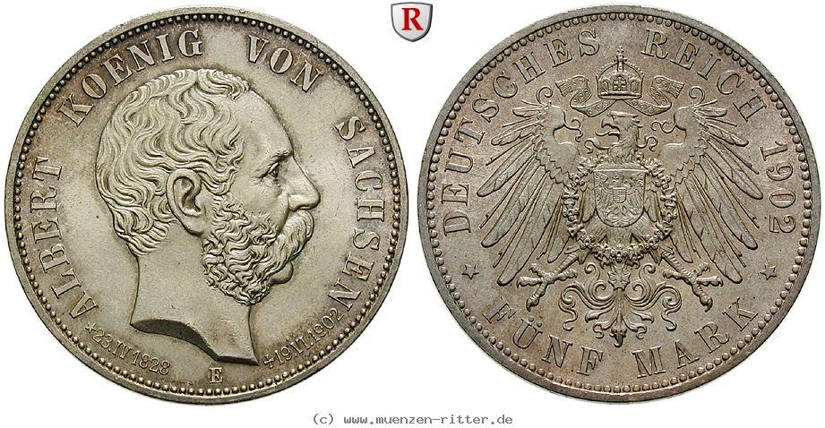 deutsches-kaiserreich-albert-5-mark/90530.jpg