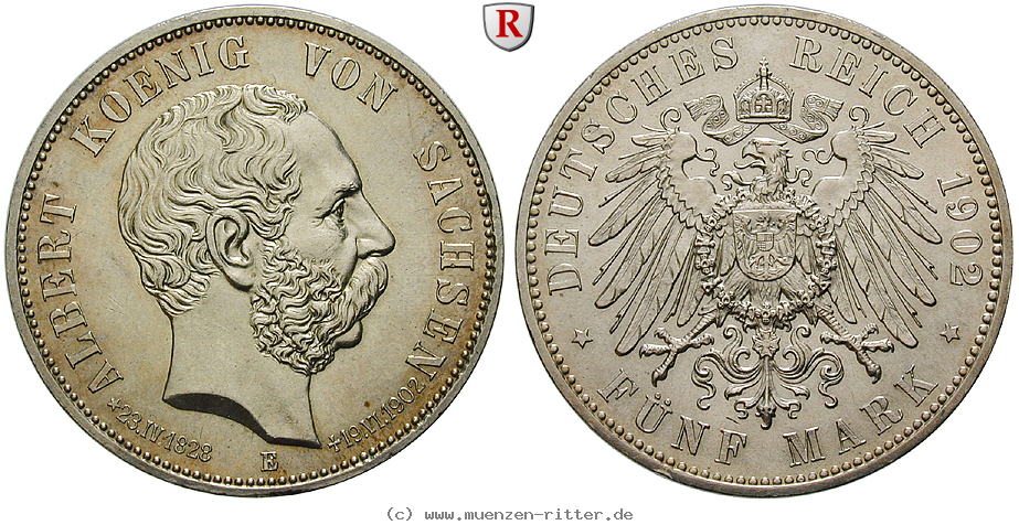 Klicken Sie auf das Bild um es auf Ihrem Rechner zu speichern deutsches-kaiserreich-albert-5-mark/91525.jpg