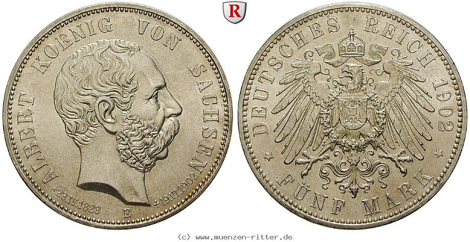 Klicken Sie auf das Bild um es auf Ihrem Rechner zu speichern deutsches-kaiserreich-albert-5-mark/94803.jpg