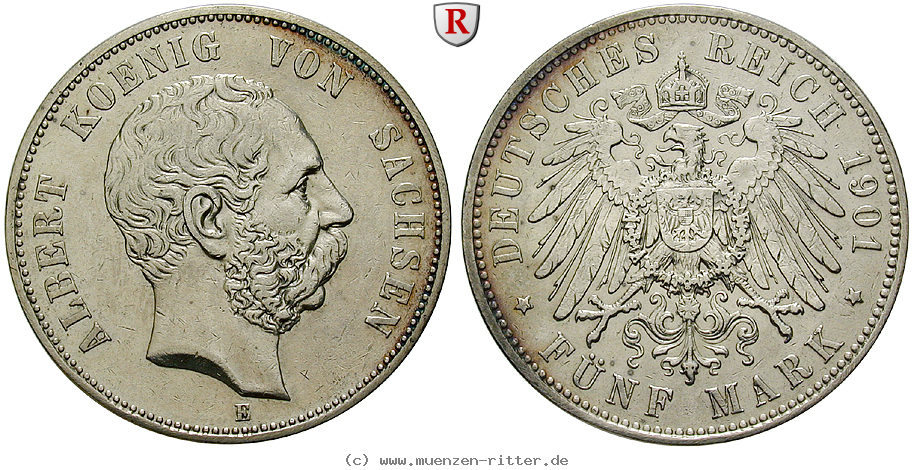 Klicken Sie auf das Bild um es auf Ihrem Rechner zu speichern deutsches-kaiserreich-albert-5-mark/97041.jpg