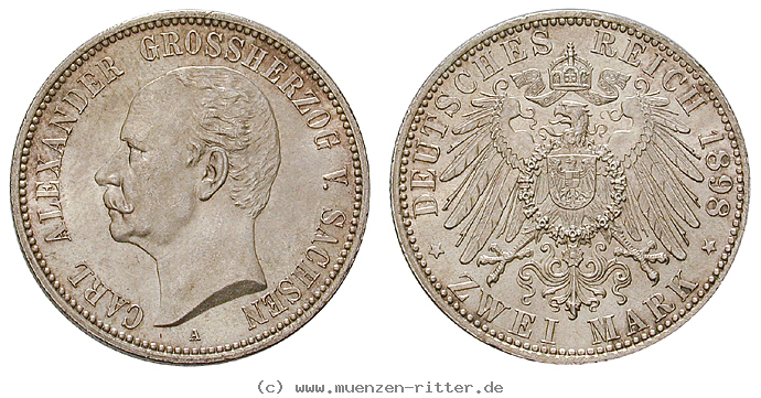 Klicken Sie auf das Bild um es auf Ihrem Rechner zu speichern deutsches-kaiserreich-carl-alexander-2-mark/ejae11472.jpg