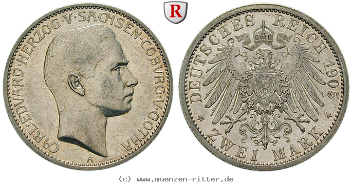 Klicken Sie auf das Bild um es auf Ihrem Rechner zu speichern deutsches-kaiserreich-carl-eduard-2-mark/65524.jpg