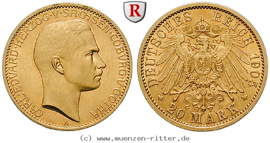 Klicken Sie auf das Bild um es auf Ihrem Rechner zu speichern deutsches-kaiserreich-carl-eduard-20-mark/33284.jpg