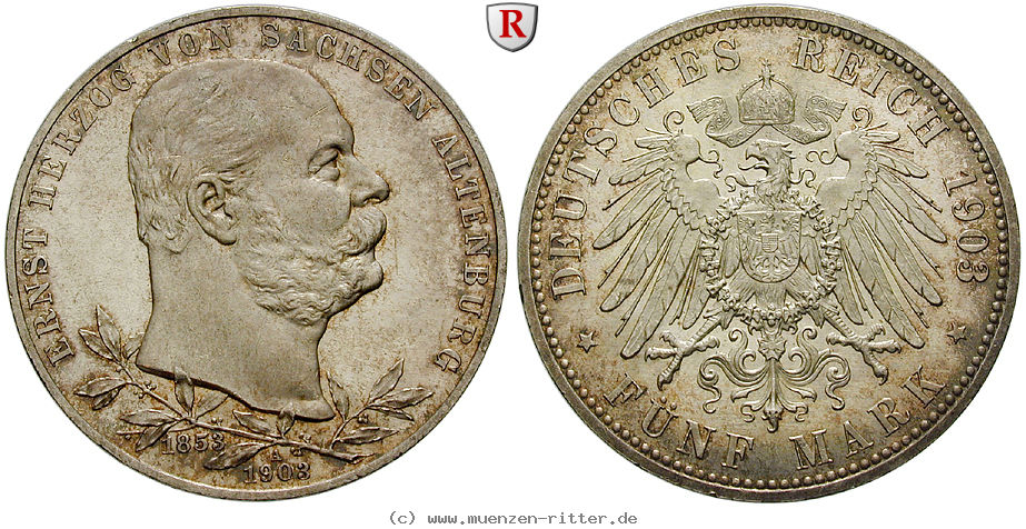 Klicken Sie auf das Bild um es auf Ihrem Rechner zu speichern deutsches-kaiserreich-ernst-5-mark/102772.jpg