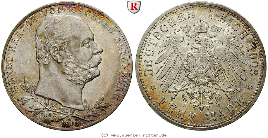 Klicken Sie auf das Bild um es auf Ihrem Rechner zu speichern deutsches-kaiserreich-ernst-5-mark/84182.jpg