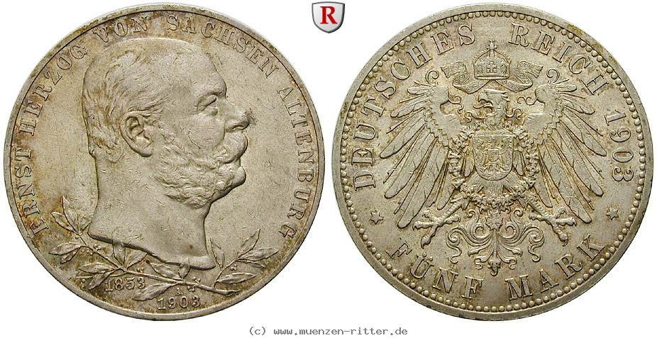 Klicken Sie auf das Bild um es auf Ihrem Rechner zu speichern deutsches-kaiserreich-ernst-5-mark/89618.jpg