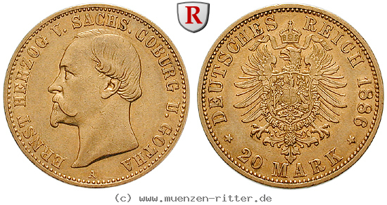 Klicken Sie auf das Bild um es auf Ihrem Rechner zu speichern deutsches-kaiserreich-ernst-ii-20-mark/103284.jpg