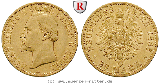 Klicken Sie auf das Bild um es auf Ihrem Rechner zu speichern deutsches-kaiserreich-ernst-ii-20-mark/33281.jpg