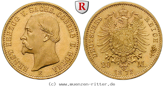 Klicken Sie auf das Bild um es auf Ihrem Rechner zu speichern deutsches-kaiserreich-ernst-ii-20-mark/80409.jpg