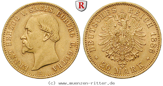Klicken Sie auf das Bild um es auf Ihrem Rechner zu speichern deutsches-kaiserreich-ernst-ii-20-mark/90179.jpg