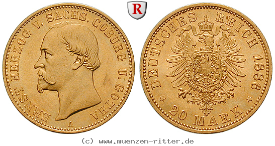 Klicken Sie auf das Bild um es auf Ihrem Rechner zu speichern deutsches-kaiserreich-ernst-ii-20-mark/92340.jpg