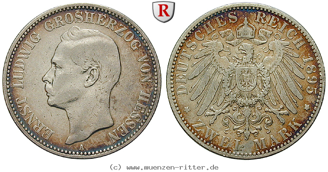 Klicken Sie auf das Bild um es auf Ihrem Rechner zu speichern deutsches-kaiserreich-ernst-ludwig-2-mark/102185.jpg