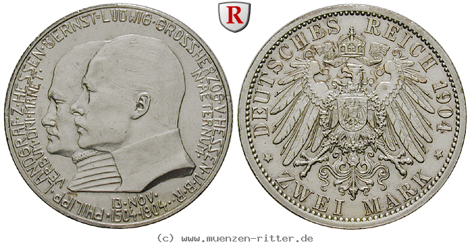 Klicken Sie auf das Bild um es auf Ihrem Rechner zu speichern deutsches-kaiserreich-ernst-ludwig-2-mark/12100.jpg