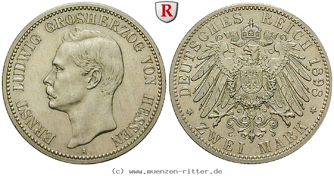 Klicken Sie auf das Bild um es auf Ihrem Rechner zu speichern deutsches-kaiserreich-ernst-ludwig-2-mark/58776.jpg
