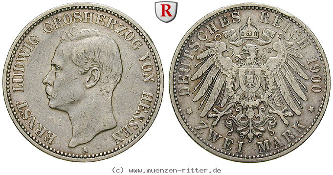Klicken Sie auf das Bild um es auf Ihrem Rechner zu speichern deutsches-kaiserreich-ernst-ludwig-2-mark/70993.jpg