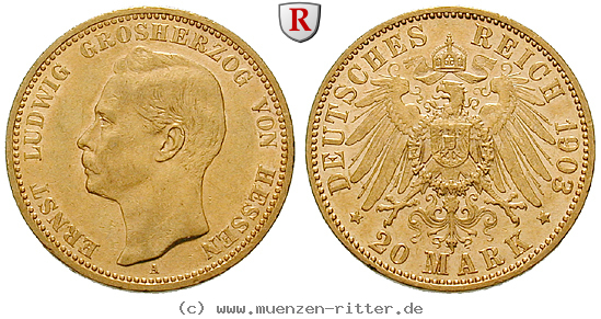Klicken Sie auf das Bild um es auf Ihrem Rechner zu speichern deutsches-kaiserreich-ernst-ludwig-20-mark/33102.jpg