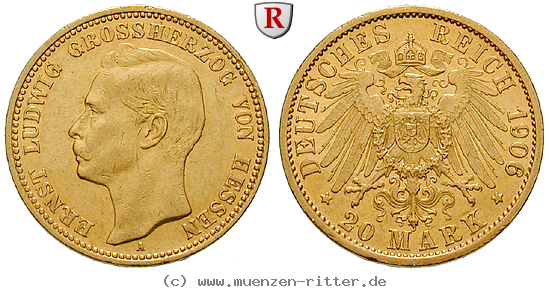 Klicken Sie auf das Bild um es auf Ihrem Rechner zu speichern deutsches-kaiserreich-ernst-ludwig-20-mark/33104.jpg