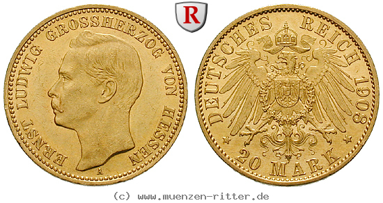 Klicken Sie auf das Bild um es auf Ihrem Rechner zu speichern deutsches-kaiserreich-ernst-ludwig-20-mark/33105.jpg