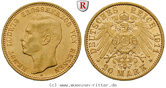Klicken Sie auf das Bild um es auf Ihrem Rechner zu speichern deutsches-kaiserreich-ernst-ludwig-20-mark/33106.jpg