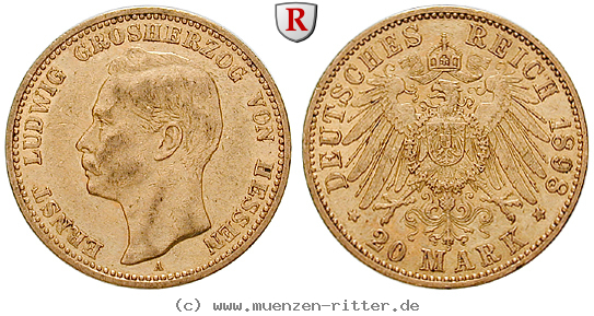Klicken Sie auf das Bild um es auf Ihrem Rechner zu speichern deutsches-kaiserreich-ernst-ludwig-20-mark/71551.jpg