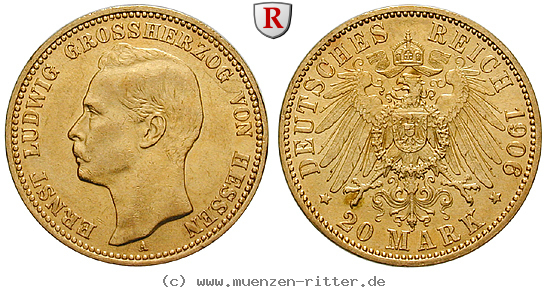 Klicken Sie auf das Bild um es auf Ihrem Rechner zu speichern deutsches-kaiserreich-ernst-ludwig-20-mark/93675.jpg