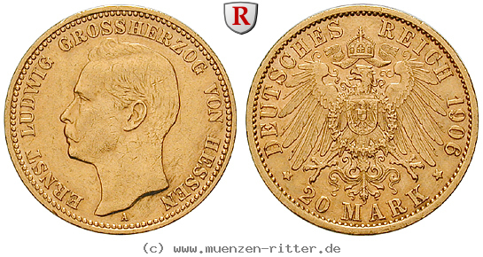 Klicken Sie auf das Bild um es auf Ihrem Rechner zu speichern deutsches-kaiserreich-ernst-ludwig-20-mark/93956.jpg