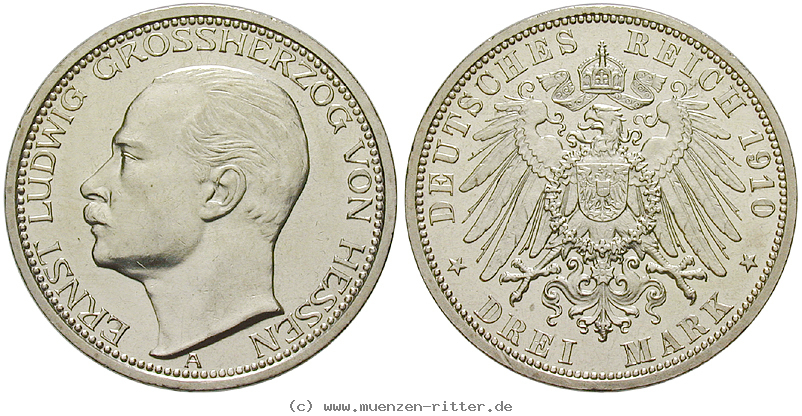 Klicken Sie auf das Bild um es auf Ihrem Rechner zu speichern deutsches-kaiserreich-ernst-ludwig-3-mark/34127.jpg