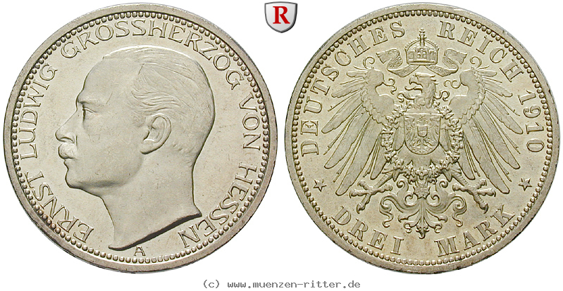 Klicken Sie auf das Bild um es auf Ihrem Rechner zu speichern deutsches-kaiserreich-ernst-ludwig-3-mark/47378.jpg