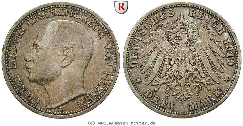 Klicken Sie auf das Bild um es auf Ihrem Rechner zu speichern deutsches-kaiserreich-ernst-ludwig-3-mark/47990.jpg