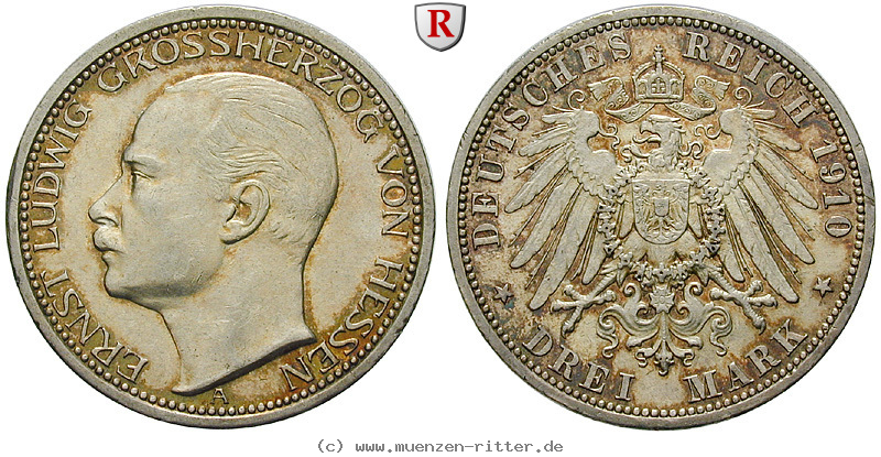 Klicken Sie auf das Bild um es auf Ihrem Rechner zu speichern deutsches-kaiserreich-ernst-ludwig-3-mark/89580.jpg