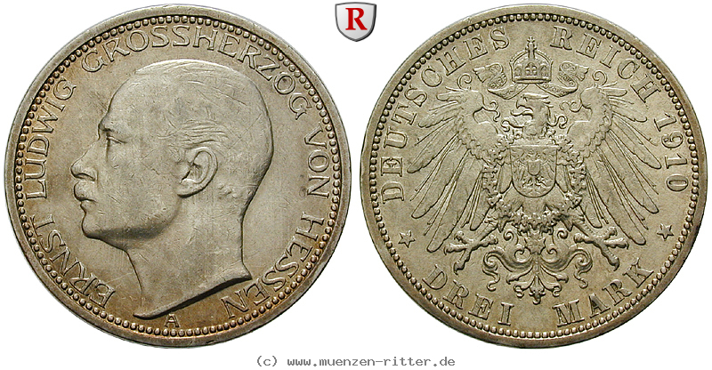 Klicken Sie auf das Bild um es auf Ihrem Rechner zu speichern deutsches-kaiserreich-ernst-ludwig-3-mark/91512.jpg