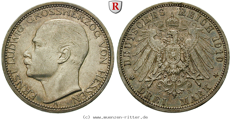 Klicken Sie auf das Bild um es auf Ihrem Rechner zu speichern deutsches-kaiserreich-ernst-ludwig-3-mark/98716.jpg