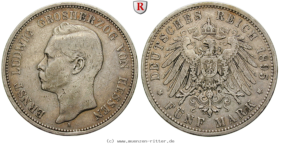 Klicken Sie auf das Bild um es auf Ihrem Rechner zu speichern deutsches-kaiserreich-ernst-ludwig-5-mark/102791.jpg