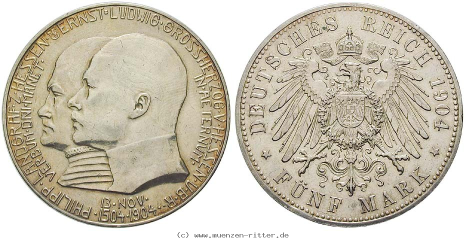 deutsches-kaiserreich-ernst-ludwig-5-mark/33370.jpg