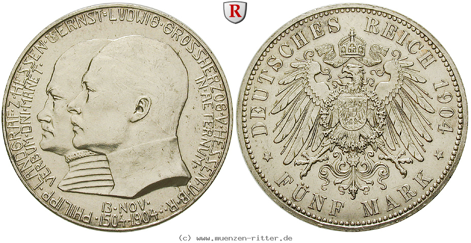 Klicken Sie auf das Bild um es auf Ihrem Rechner zu speichern deutsches-kaiserreich-ernst-ludwig-5-mark/47394.jpg