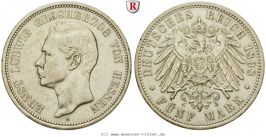 Klicken Sie auf das Bild um es auf Ihrem Rechner zu speichern deutsches-kaiserreich-ernst-ludwig-5-mark/53352.jpg
