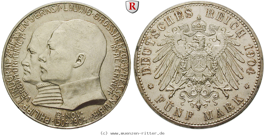 deutsches-kaiserreich-ernst-ludwig-5-mark/80516.jpg