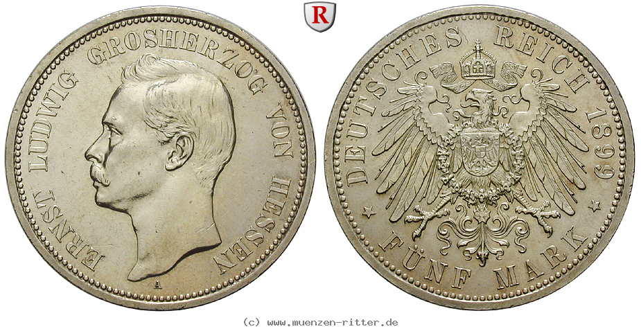 Klicken Sie auf das Bild um es auf Ihrem Rechner zu speichern deutsches-kaiserreich-ernst-ludwig-5-mark/98121.jpg