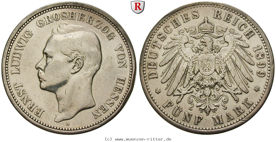 Klicken Sie auf das Bild um es auf Ihrem Rechner zu speichern deutsches-kaiserreich-ernst-ludwig-5-mark/98794.jpg