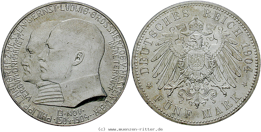 Klicken Sie auf das Bild um es auf Ihrem Rechner zu speichern deutsches-kaiserreich-ernst-ludwig-5-mark/ejae10134.jpg