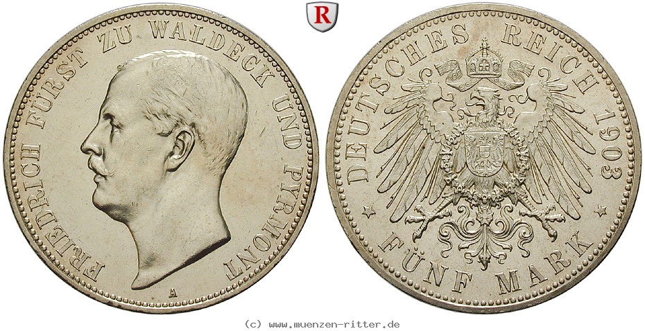 Klicken Sie auf das Bild um es auf Ihrem Rechner zu speichern deutsches-kaiserreich-friedrich-5-mark/87243.jpg