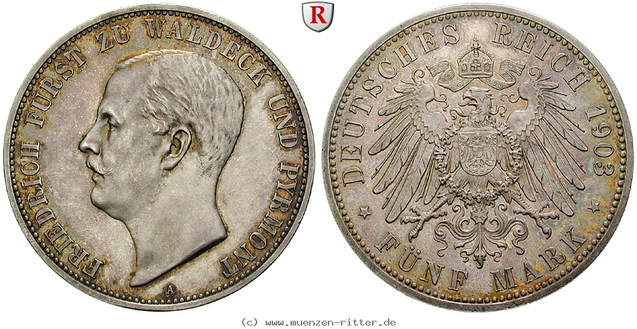 Klicken Sie auf das Bild um es auf Ihrem Rechner zu speichern deutsches-kaiserreich-friedrich-5-mark/99796.jpg