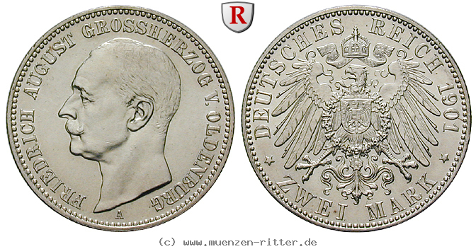 Klicken Sie auf das Bild um es auf Ihrem Rechner zu speichern deutsches-kaiserreich-friedrich-august-2-mark/84849.jpg