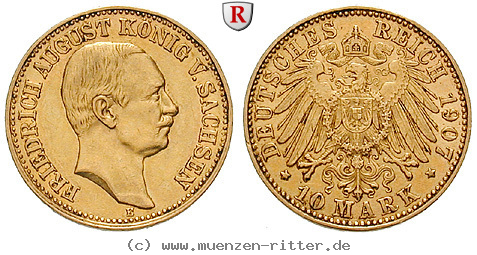 Klicken Sie auf das Bild um es auf Ihrem Rechner zu speichern deutsches-kaiserreich-friedrich-august-iii-10-mark/51607.jpg