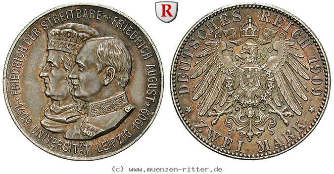 Klicken Sie auf das Bild um es auf Ihrem Rechner zu speichern deutsches-kaiserreich-friedrich-august-iii-2-mark/100386.jpg