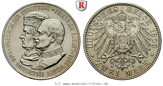 Klicken Sie auf das Bild um es auf Ihrem Rechner zu speichern deutsches-kaiserreich-friedrich-august-iii-2-mark/101297.jpg