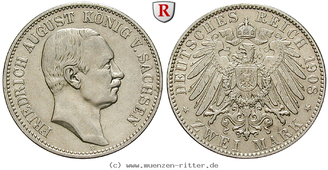 Klicken Sie auf das Bild um es auf Ihrem Rechner zu speichern deutsches-kaiserreich-friedrich-august-iii-2-mark/68748.jpg